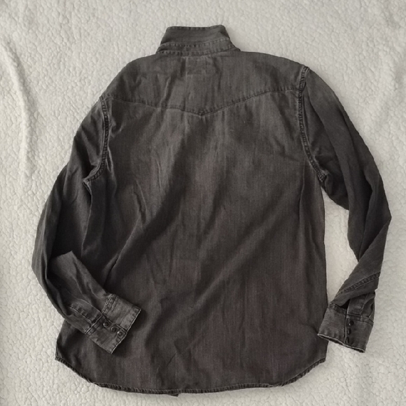 Lucky Brand Dark Brown Casual Button Down Shirt - Picture 5 of 6